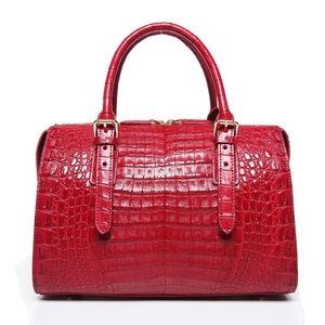 Pre-Order D’MOM Curva Boston Crocodile Handbag!